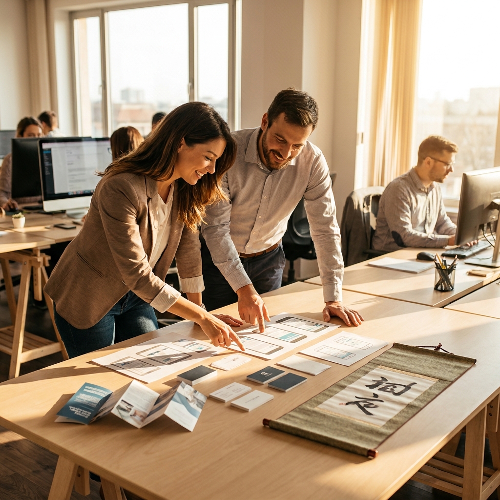 L'équipe C'Print au travail